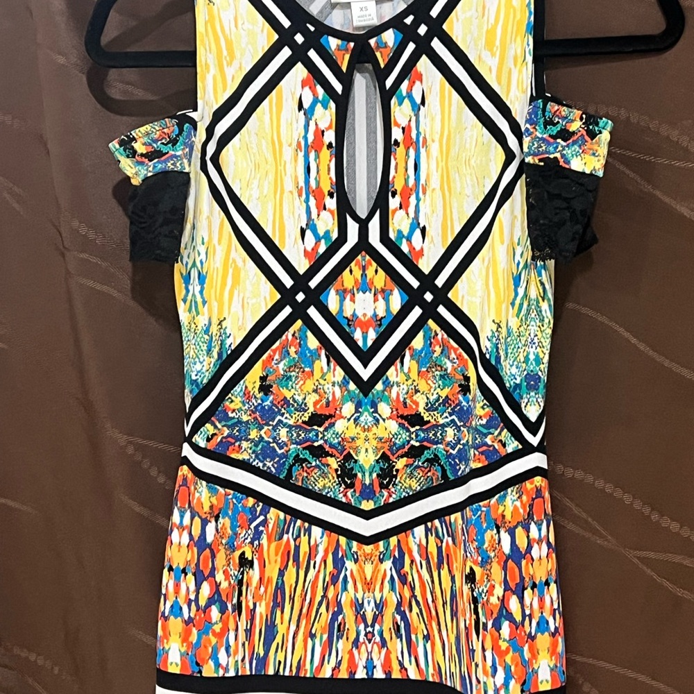Colorful Geometric Women's Top